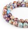 Natural Stone Beads Gemstone Beads for Jewelry Making - Galaxy Sea Sediment Jasper Beads for Bracelets, 6mm Semi Precious Crystal Round Beads(58-60pcs, 6mm, Galaxy Sea Sediment Jasper)